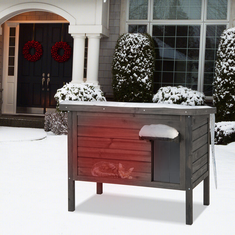 Outdoor Cat House for Cold Weather &ndash; Foam-Insulated Pet Shelter for Winter Comfort image number 1
