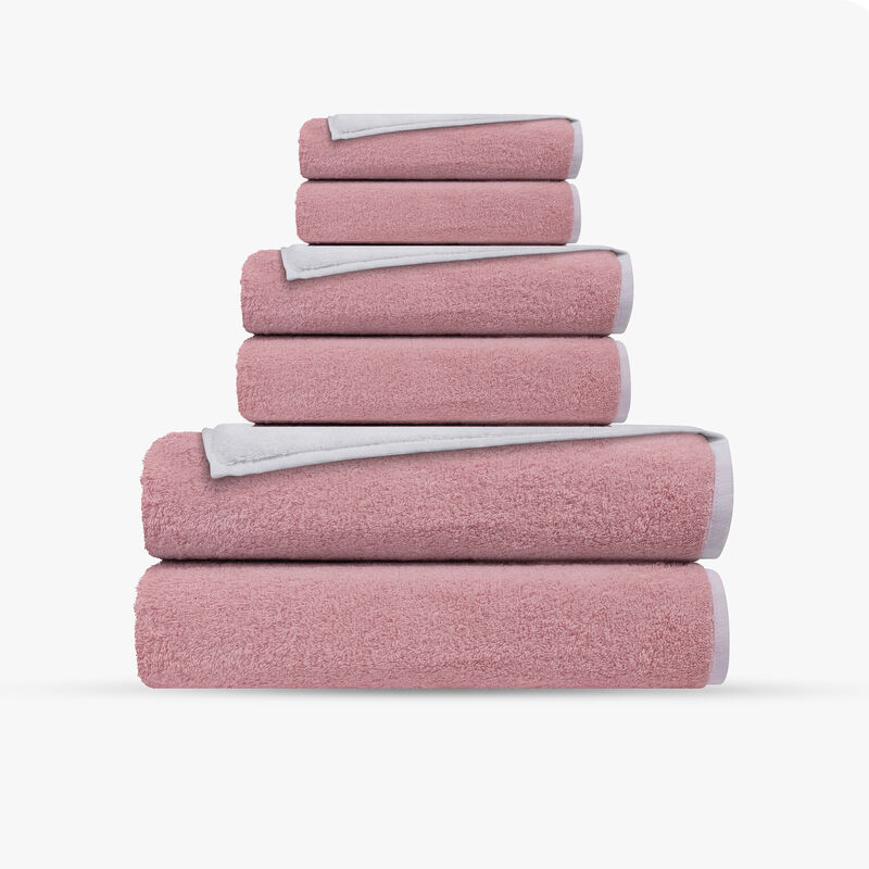 Double Face 6 pcs Turkish Towels Set