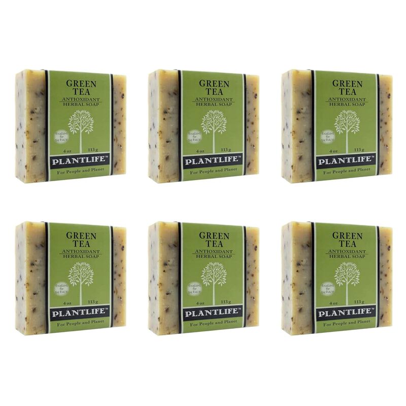 Plantlife Bar Soap - Green Tea 6 Pack image number 1