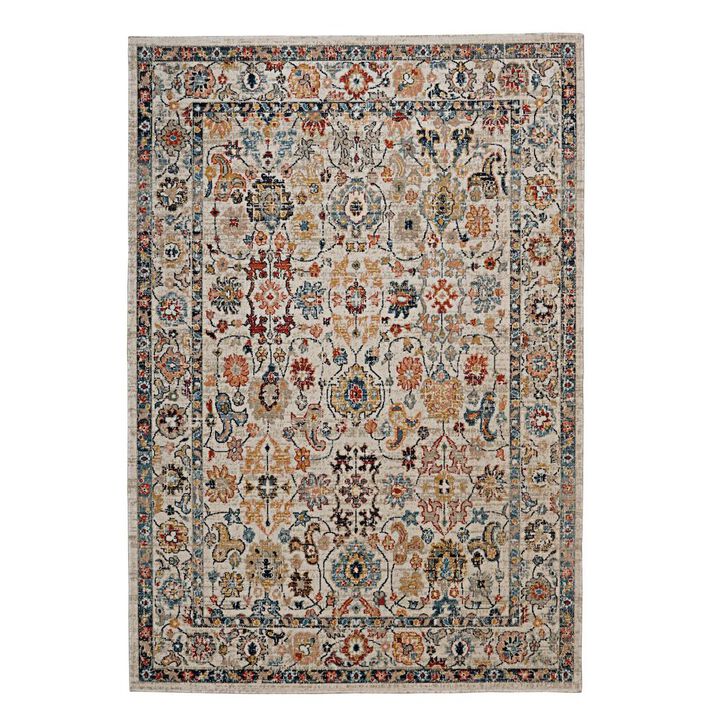Linon Great Zero Laramie Ivory & Blue, Rug