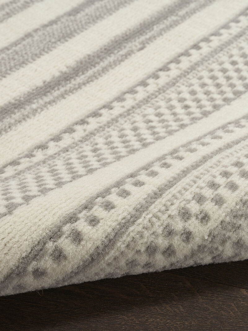 Grafix GRF41 Ivory/Gray 5'3" x 7'3" Rug