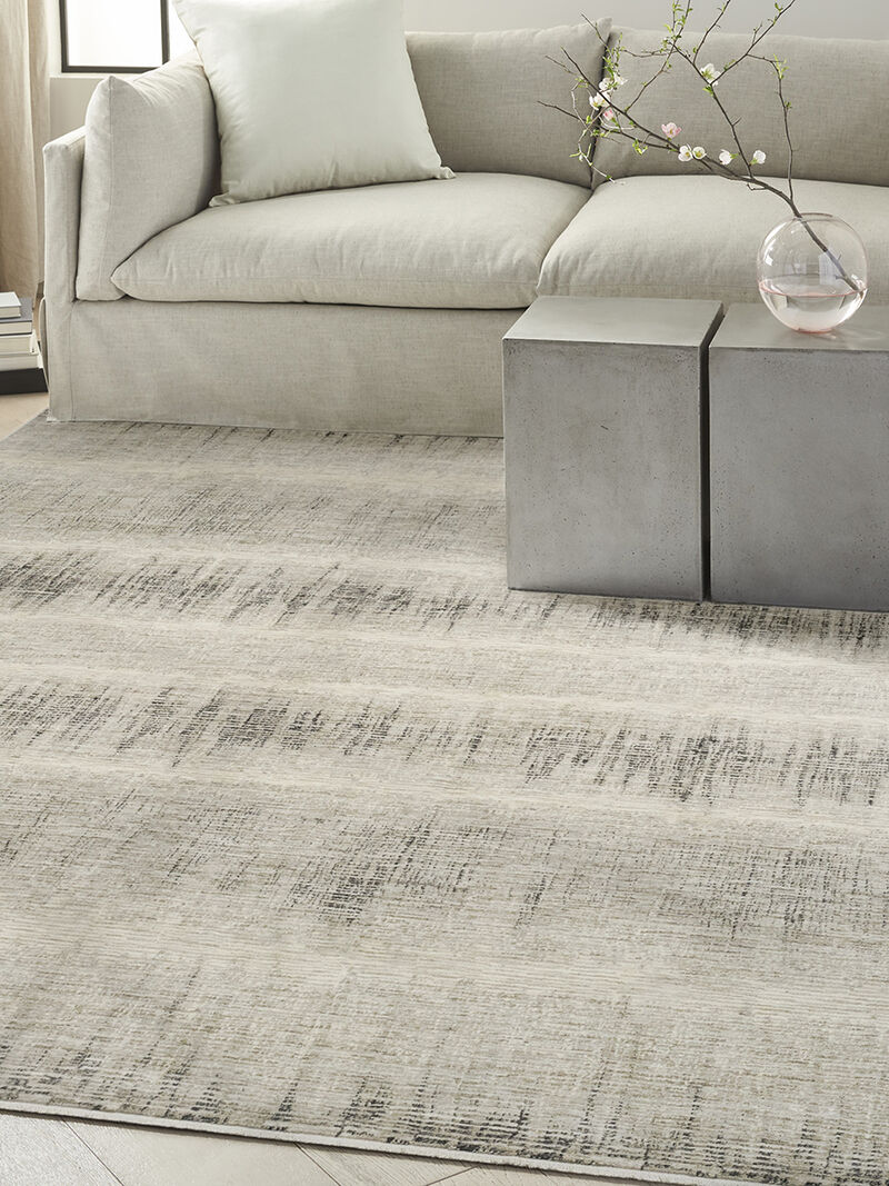 CK079 Notes NOT06 Ivory/Charcoal 7'10" x 9'10" Rug