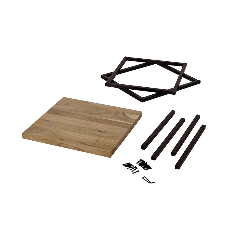 Jofran Ames Solid Wood Modern End Table