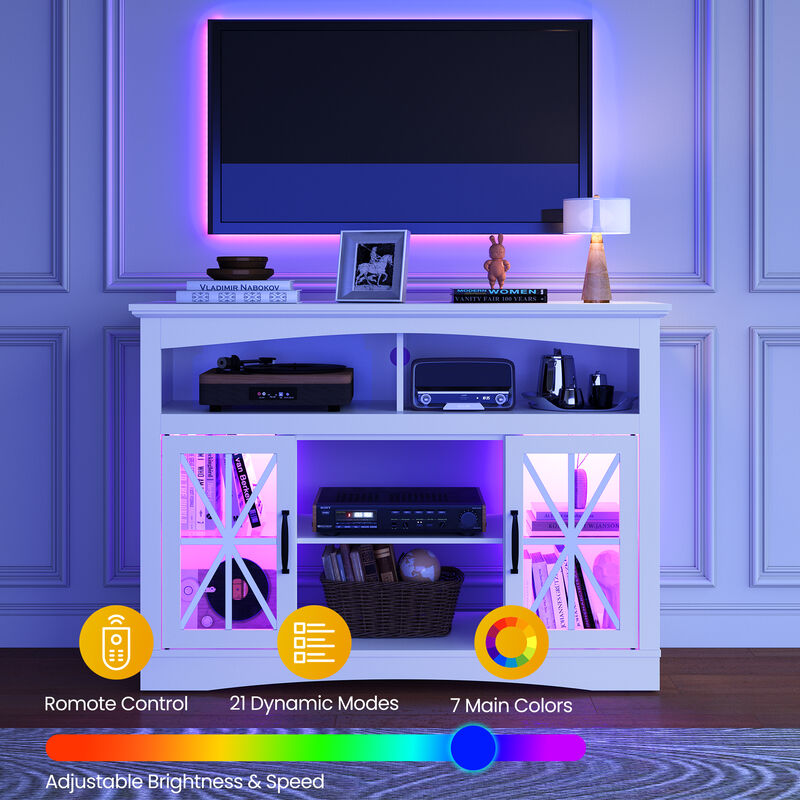 Grupre Farmhouse TV Stand image number 4