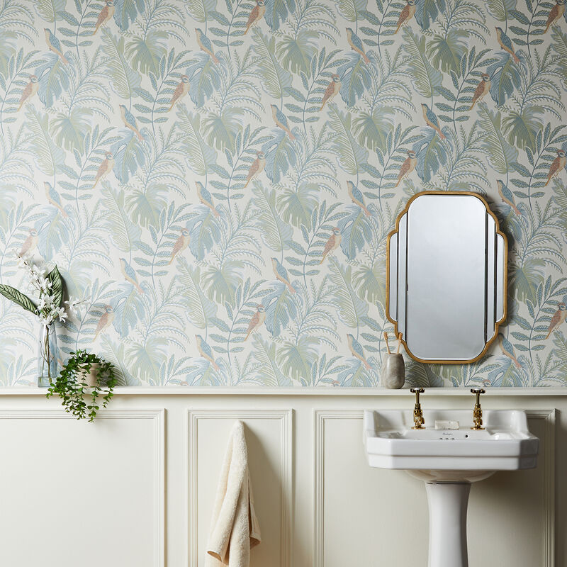 Cleo Pastel Tropical Wallpaper image number 1