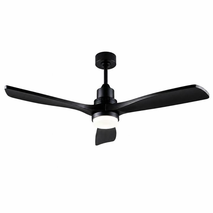 ELEMENT ACE 52 Inch Noiseless Reversible Ceiling Fan With Dimmable LED Lights And Remote Control For Indoor And Outdoor Living Spaces