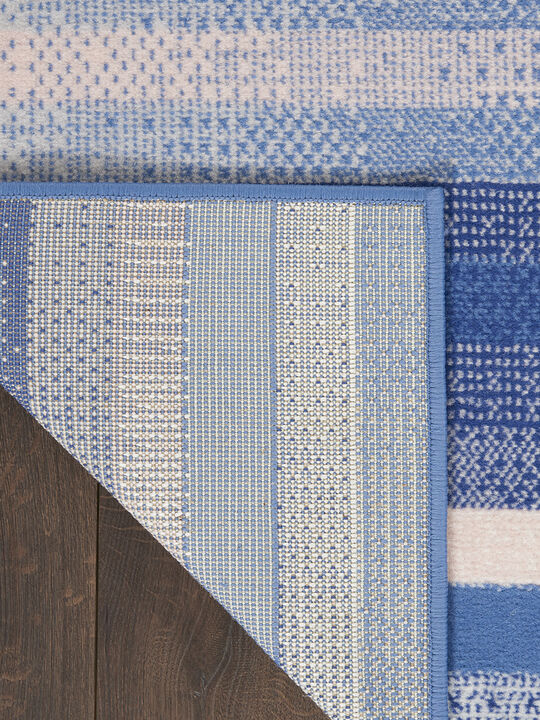 Whimsicle WHS12 Turquoise/Multicolor 6' x 9' Rug