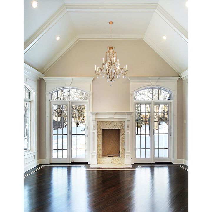 Electra 12 Light Up Chandelier With Oxidized Bronze Finish