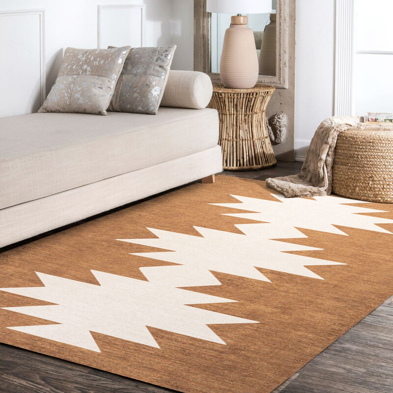 Chayton Minimalist Geometric Machine-Washable Indoor Area Rug