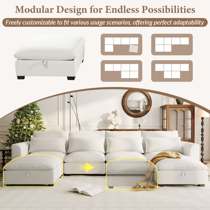 Kogceg U-shaped Modular Corner Sofa