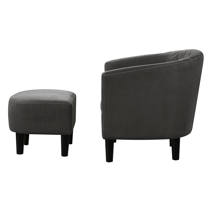 Convience Concept, Inc. Take a Seat Roosevelt Accent Chair with Ottoman