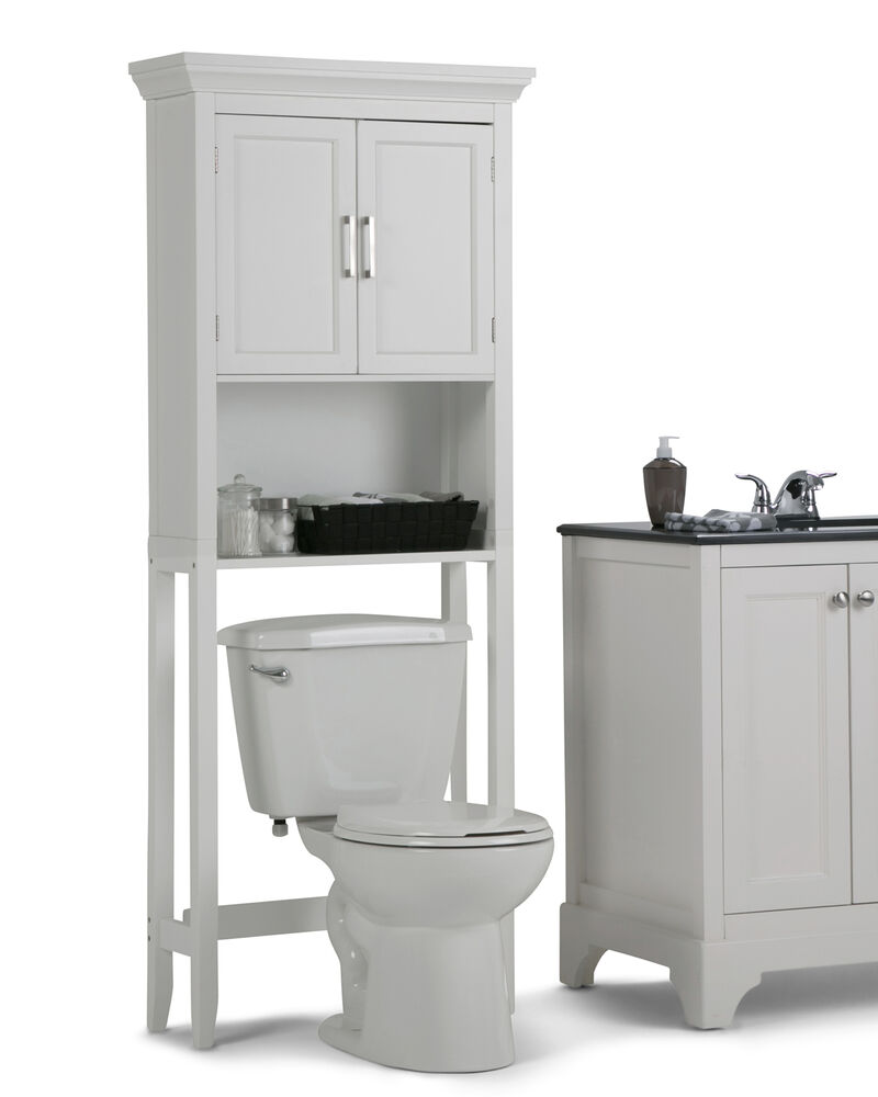 Simpli Home Avington 27W Storage Cabinet with 2 Doors and Open Shelf image number 1