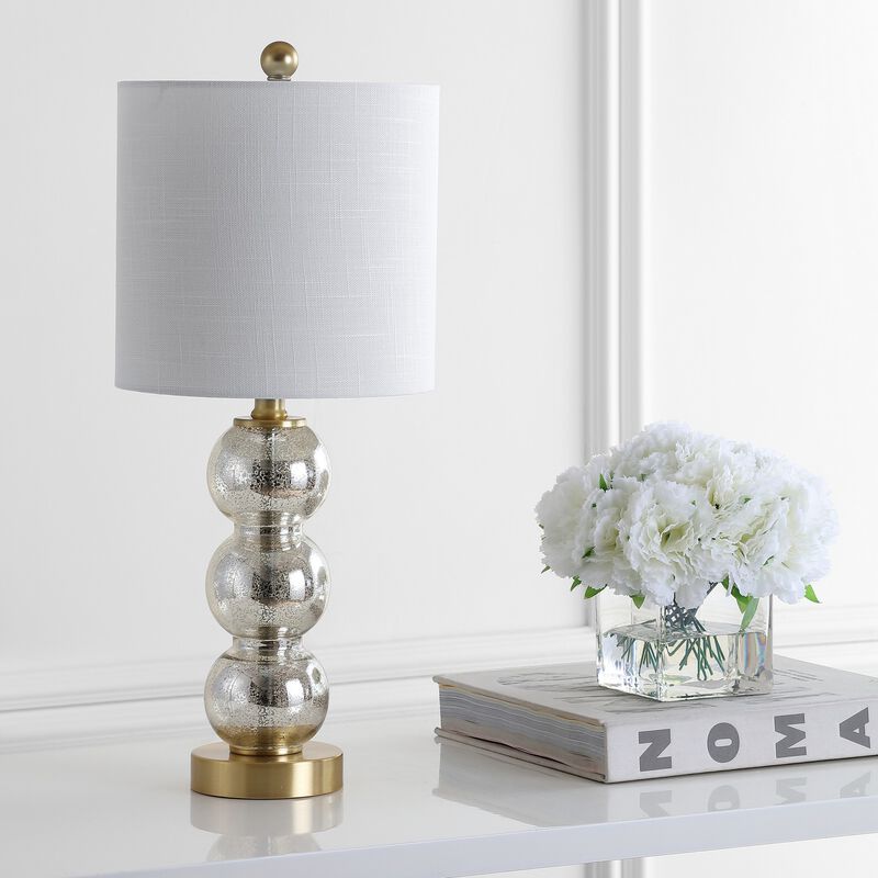 February Glassmetal LED Table Lamp