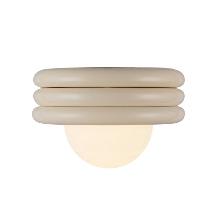 Harvey 12 in Socket Semi Flush Mount