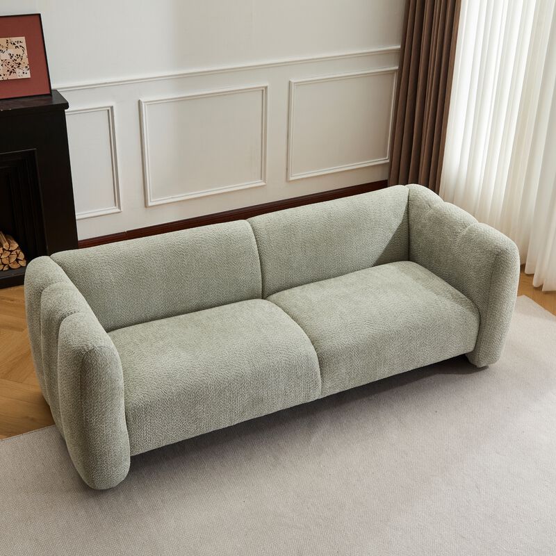 Deglom  curved design 3-seater Sofa image number 2