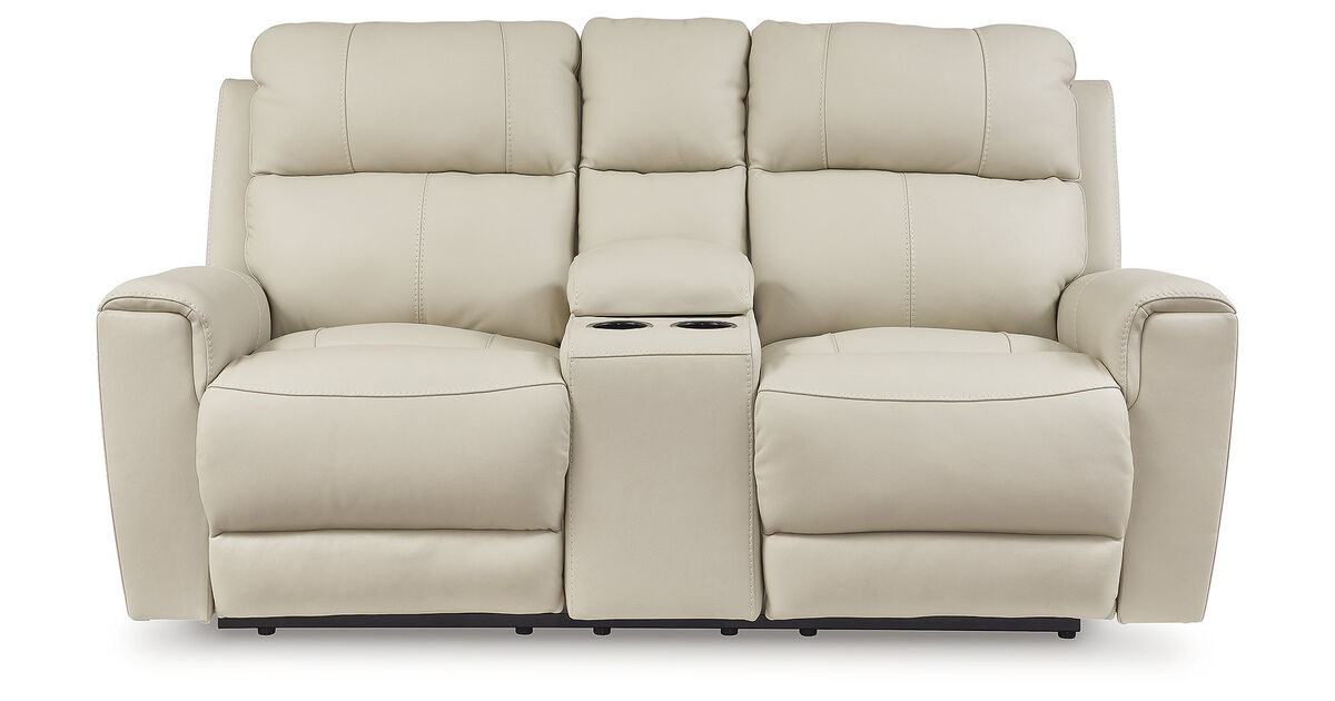 Dahlmoore Power Recline Loveseat W/Console
