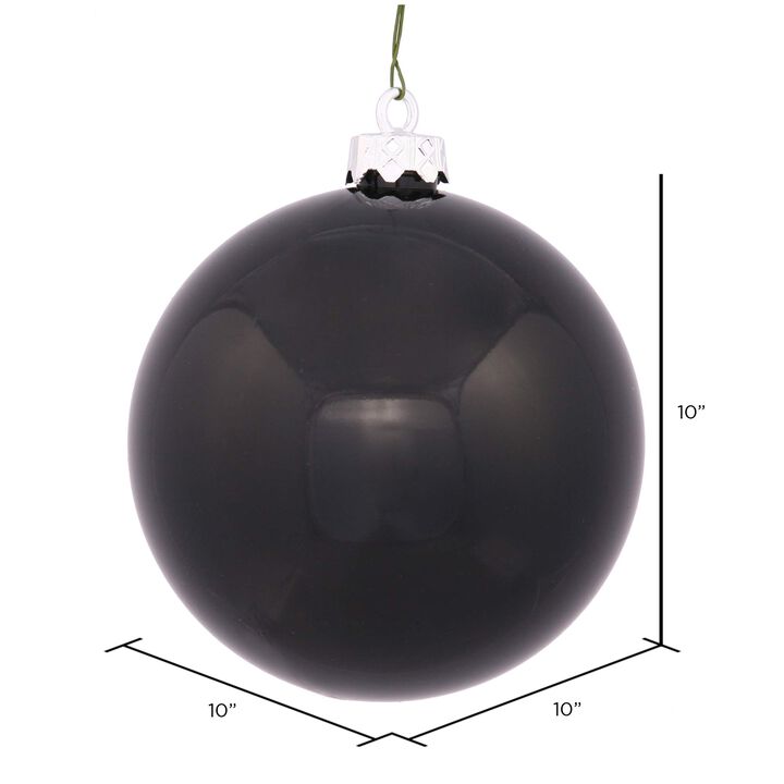 Vickerman Black Shiny Ball UV Drilled Cap -