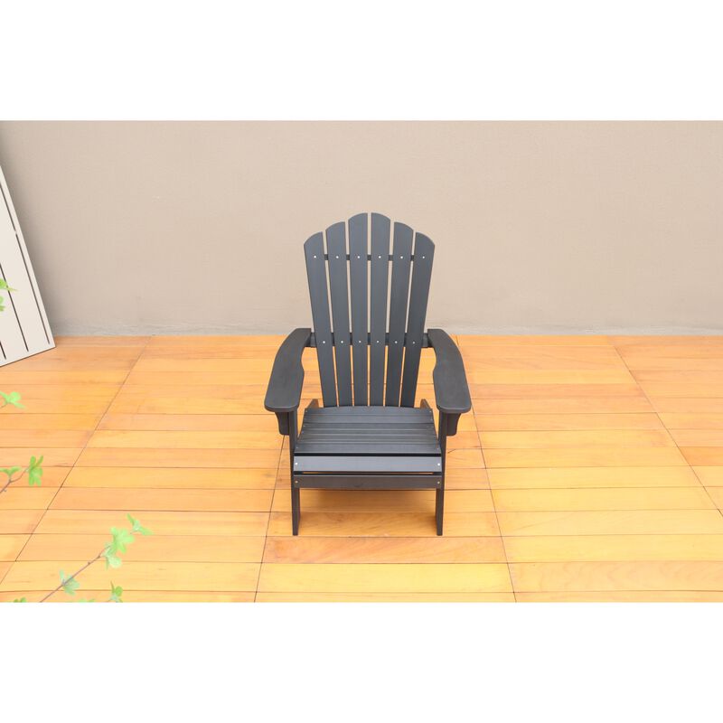 Polystyrene Adirondack Chair - Black