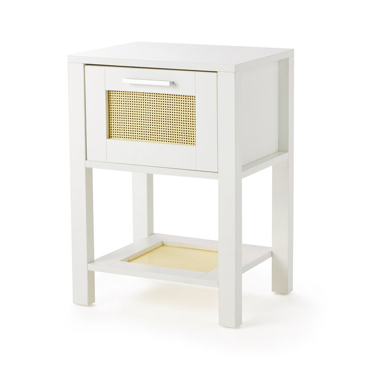 Yak About It® Dorm Room Side Table - White