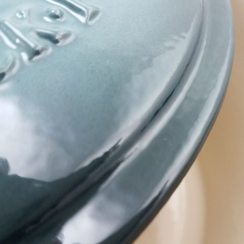 Artisan 7 Quart Round Cast Iron Dutch Oven in Slate Grey