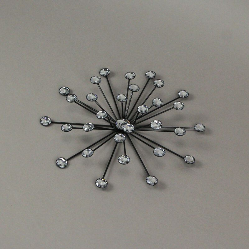 Jeweled 3D Bursting Star Wall Sculpture Set of 3 image number 3