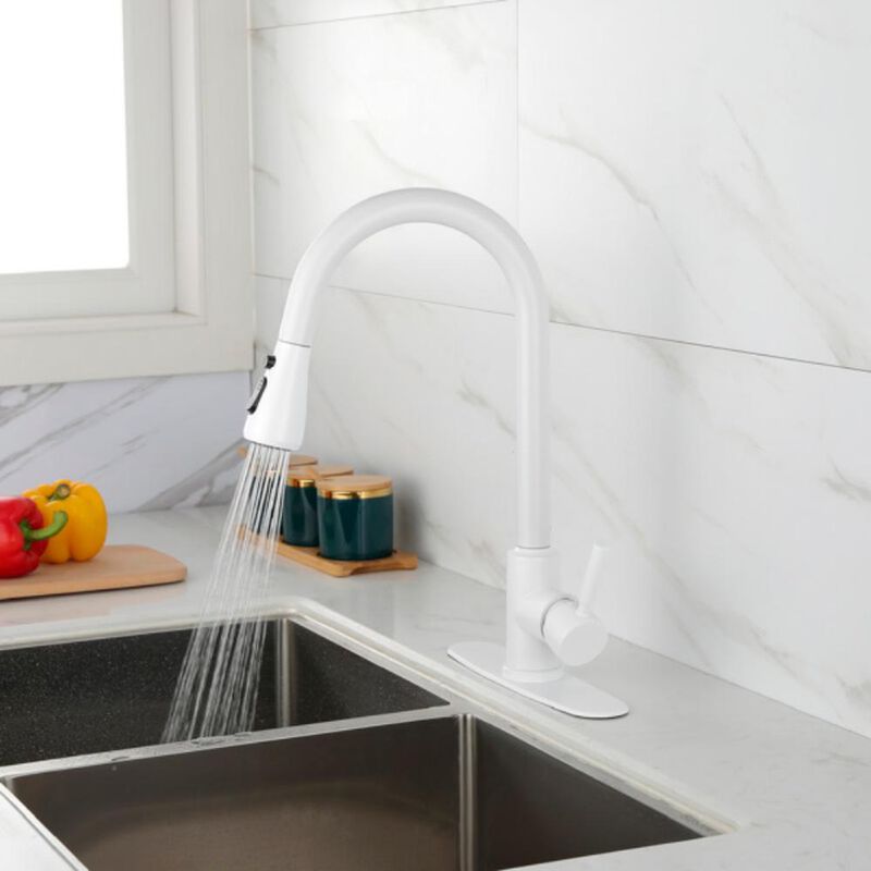 Kitchen Faucet with Pull-Out Spray Flexible and Convenient Faucet for Easy Rinsing and Cleaning For Kitchen