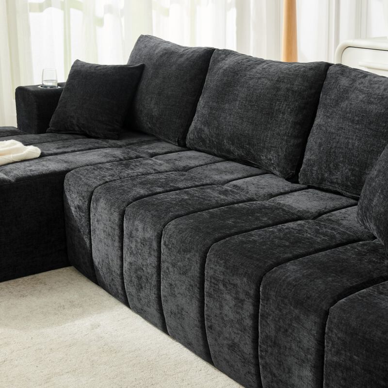 Jigipt L-Shaped Sectional Sofa image number 5
