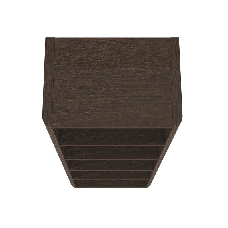 Rivington Brown Open Bookcase (Set of 2)