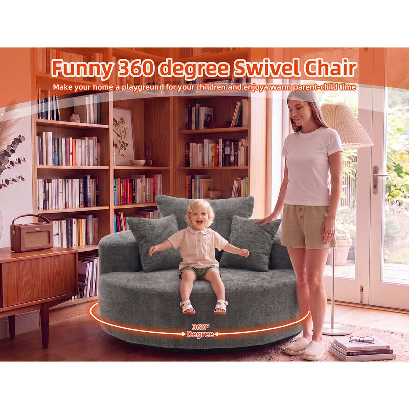 Tifble 360&deg; Rotating Sofa Chair image number 3