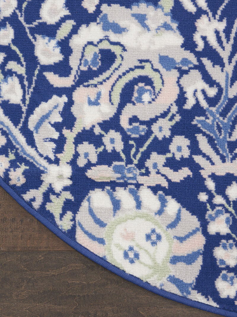Whimsicle WHS10 Navy/Multicolor 8'4" x 11'6" Rug image number 2