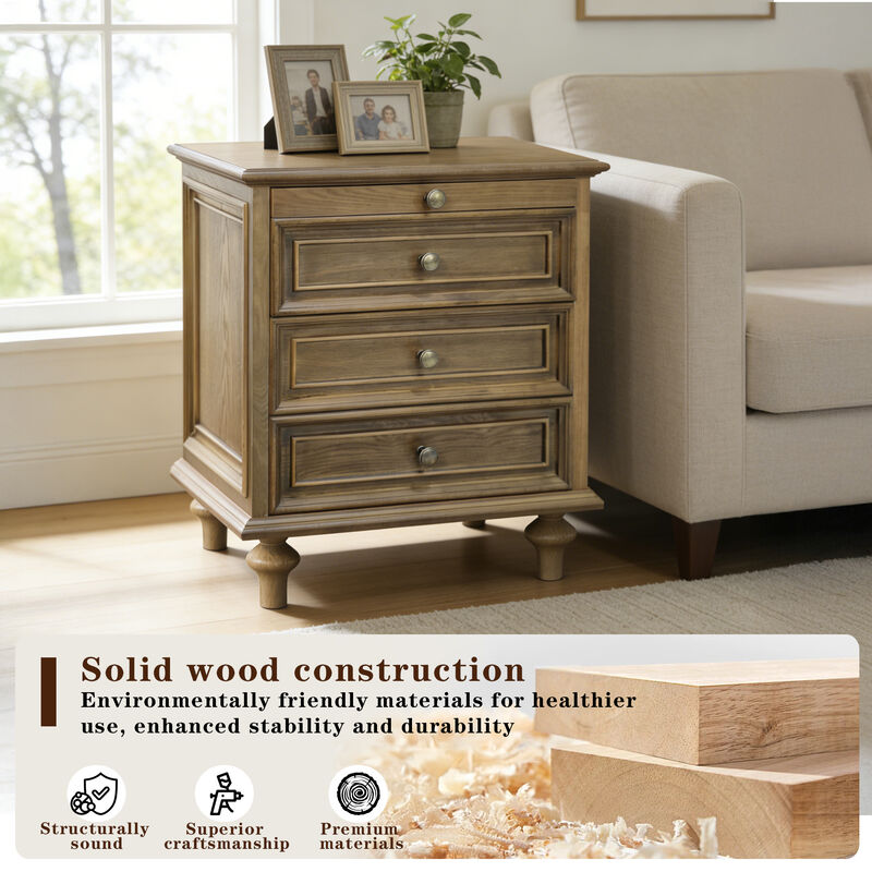 Zatsuk Farmhouse Nightstands image number 8