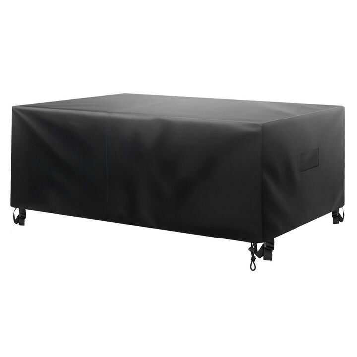 Outdoor Patio Table and Chairs Cover, Waterproof Rectangular Cover with Air Vent