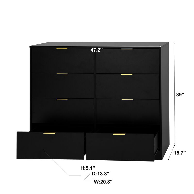 Vadjib 8 Drawers Dresser image number 9