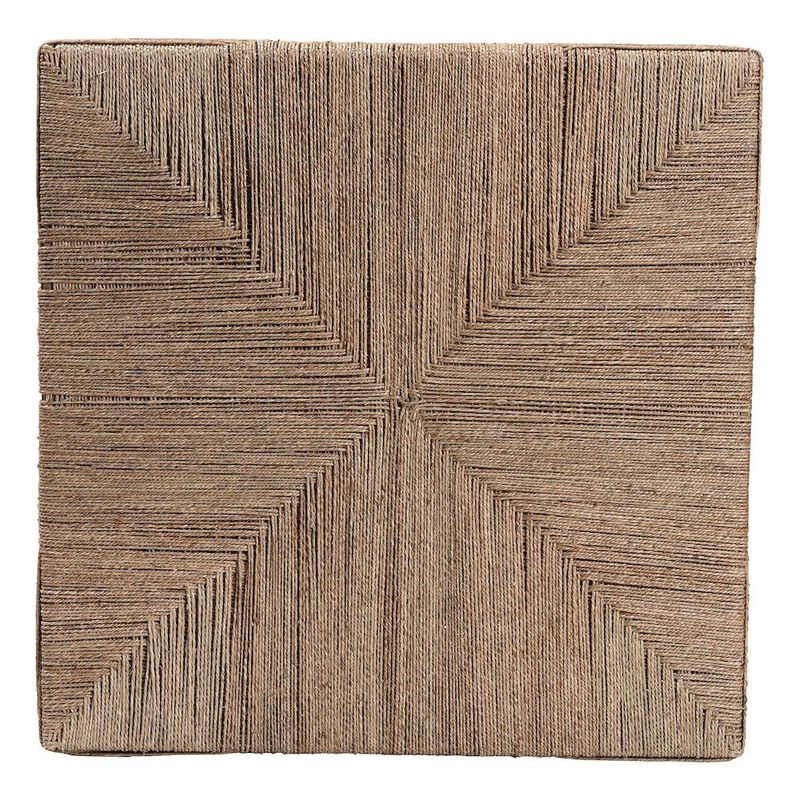 bali & pari Nakita Japandi Natural Jute Coffee Table