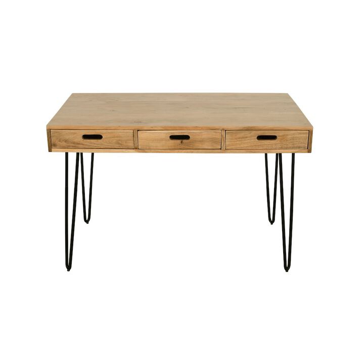 Jofran Rollins 52 Solid Hardwood Modern Counter Dining Table with Storage