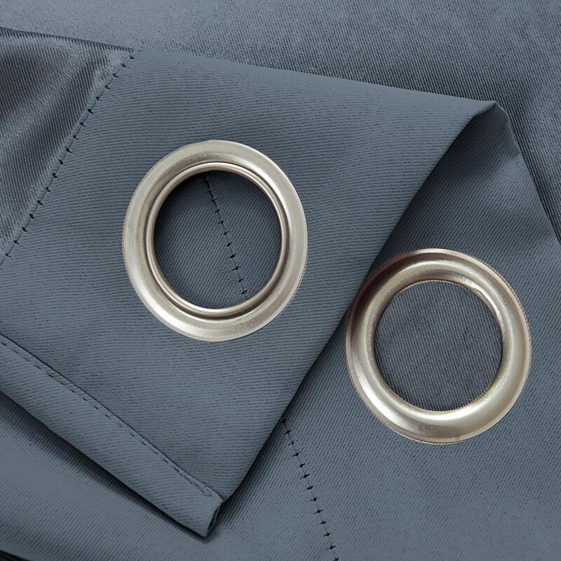 Olivia Gray Anchorage Blackout Grommet Single Curtan Panel - 54x90", Blue