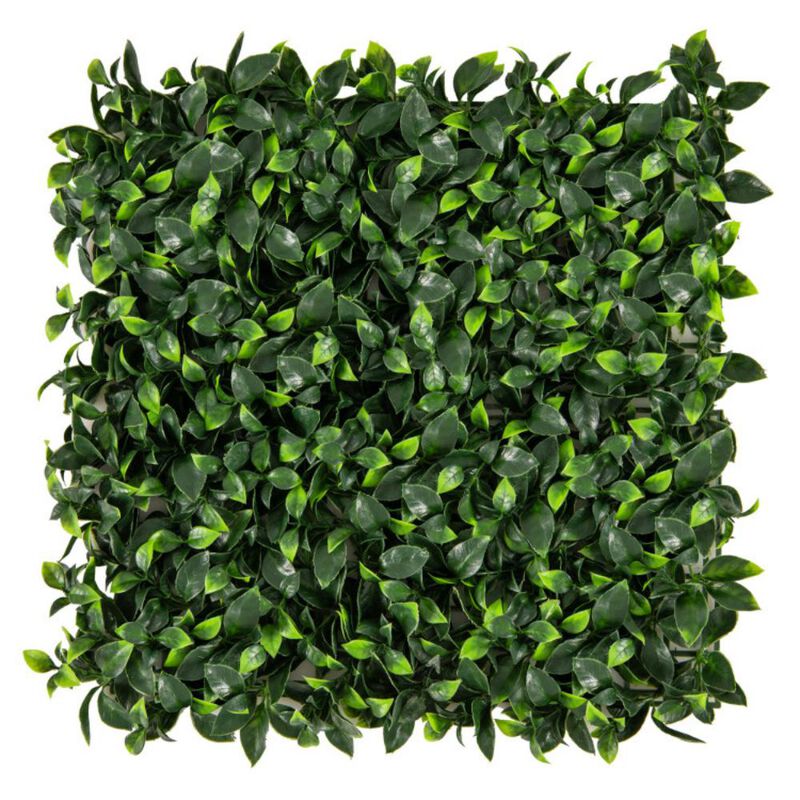 Hivvago 12 Pieces Artificial Topiary Gardenia Shrub Grass Panels