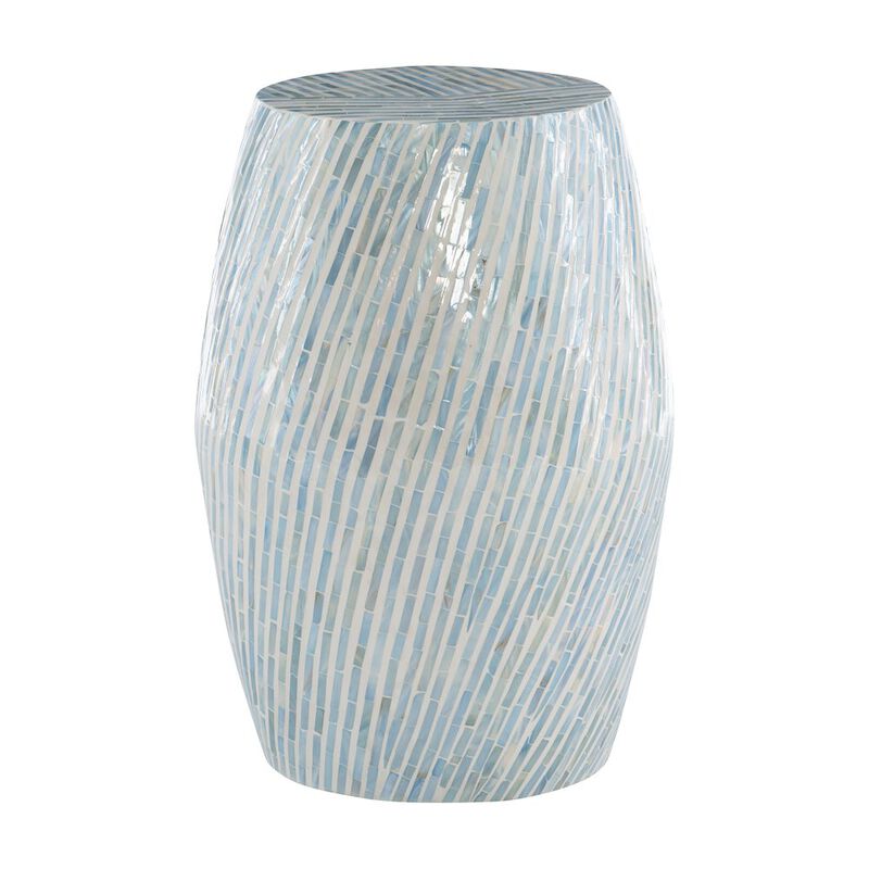 Linon Prianna Mosaic Capiz  Drum Table image number 5