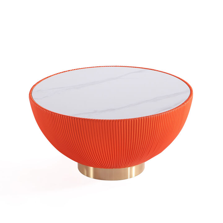 Anderson Orange Coffee Table and End Table Set