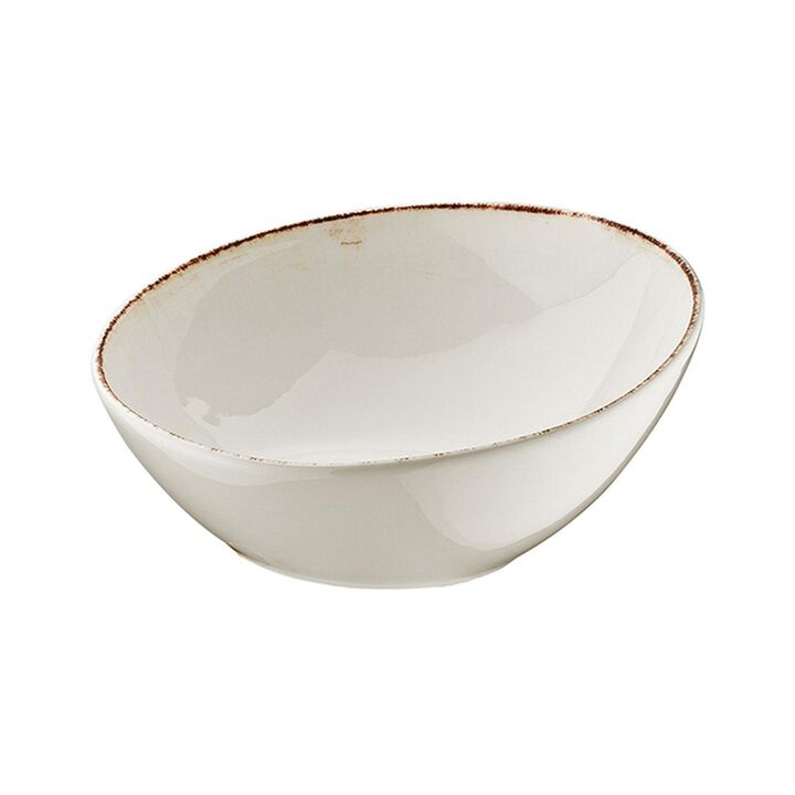 Retro dia.8.75" h:3" 29 oz. Round Decorated Porcelain Bowl