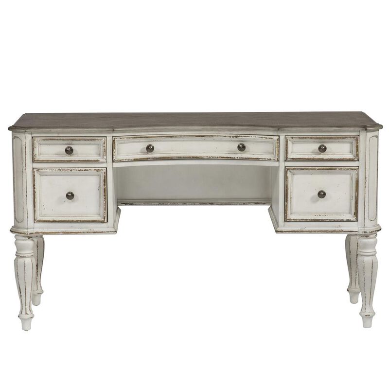 Liberty Furniture Magnolia Manor 3 Piece Vanity Set in Antique White image number 5