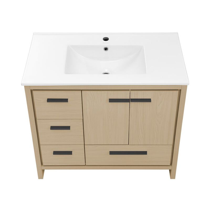 Virage 36" Freestanding Bathroom Vanity with Sink Top image number 8