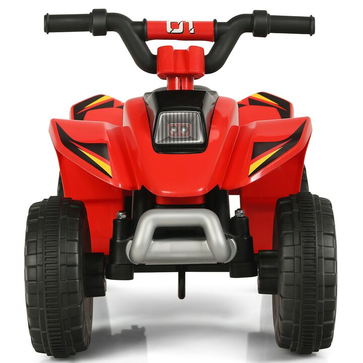 Kids 6V Electric ATV 4 Wheel Ride On Toy for Outdoor Play