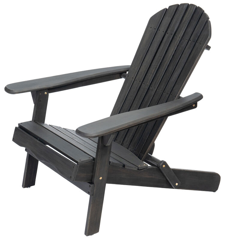 Merax Hanlee Acacia Wood Folding Adirondack Chair image number 0