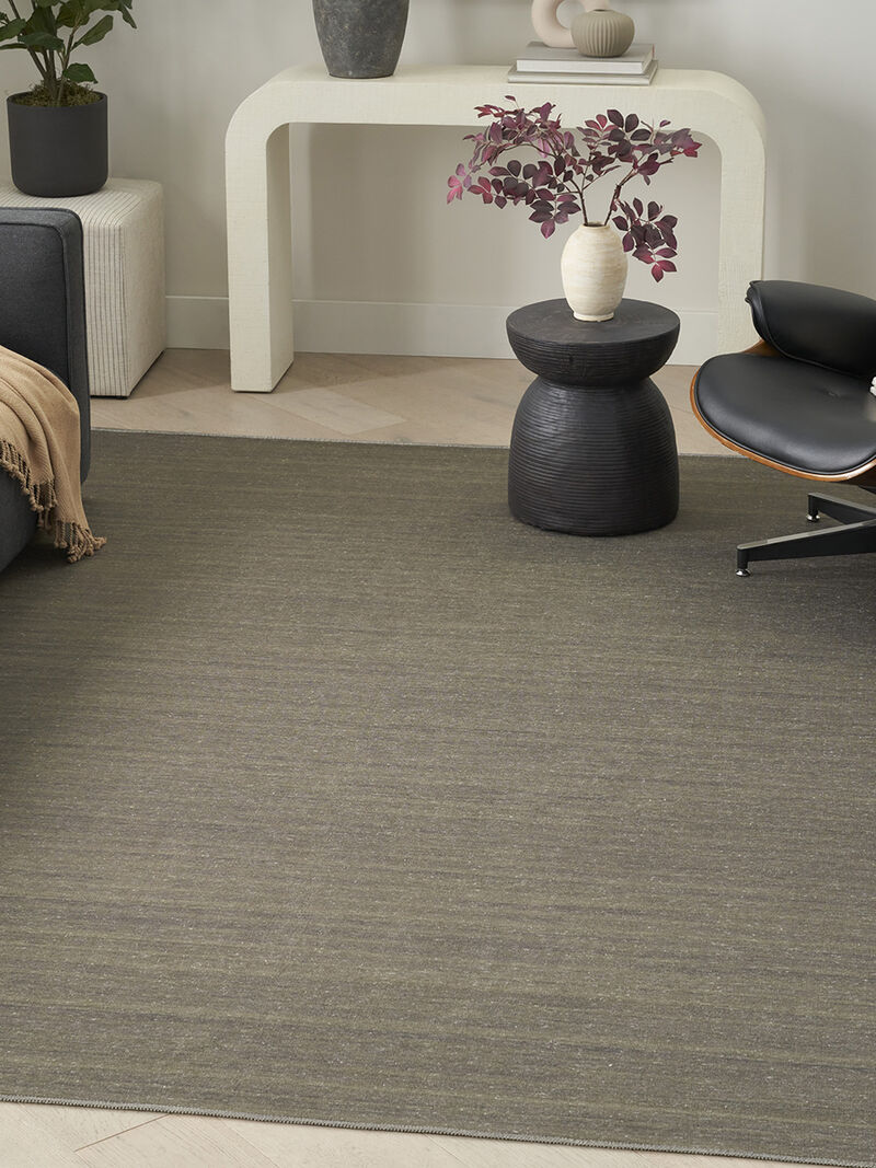 Washable Essentials WAE01 Green 6' x 9' Rug