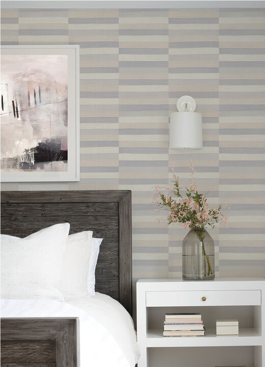 Dermot Pastel Horizontal Stripe Wallpaper (Set of 2)