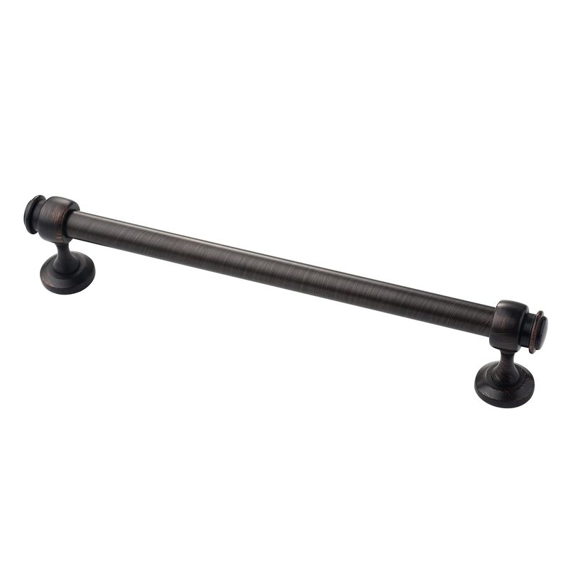 Alzassbg 5 Pack Oil Rubbed Bronze Cabinet Pulls, 7 Inch(177.8mm) Hole Centers Cabinet Handles Kitchen Hardware Straight Bar for