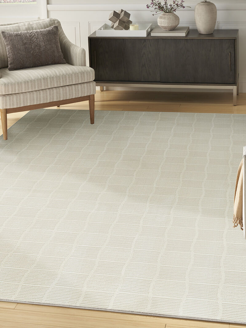 Eco Cycle ECY05 Ivory 6'6" x 9'2" Rug