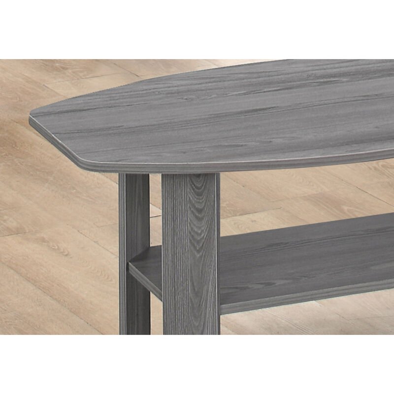 Monarch Specialties I 7925P Table Set, 3pcs Set, Coffee, End, Side, Accent, Living Room, Laminate, Grey, Transitional