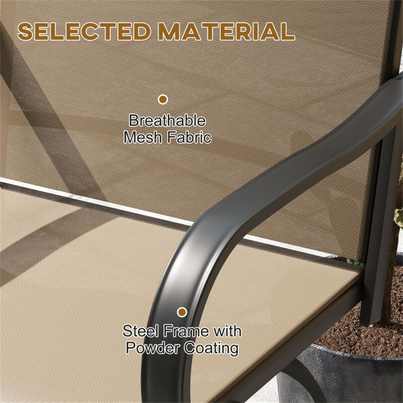 Set of 2 Bar Stools with Soft Cushion and Durable Frame, Perfect for Home or Restaurant image number 5